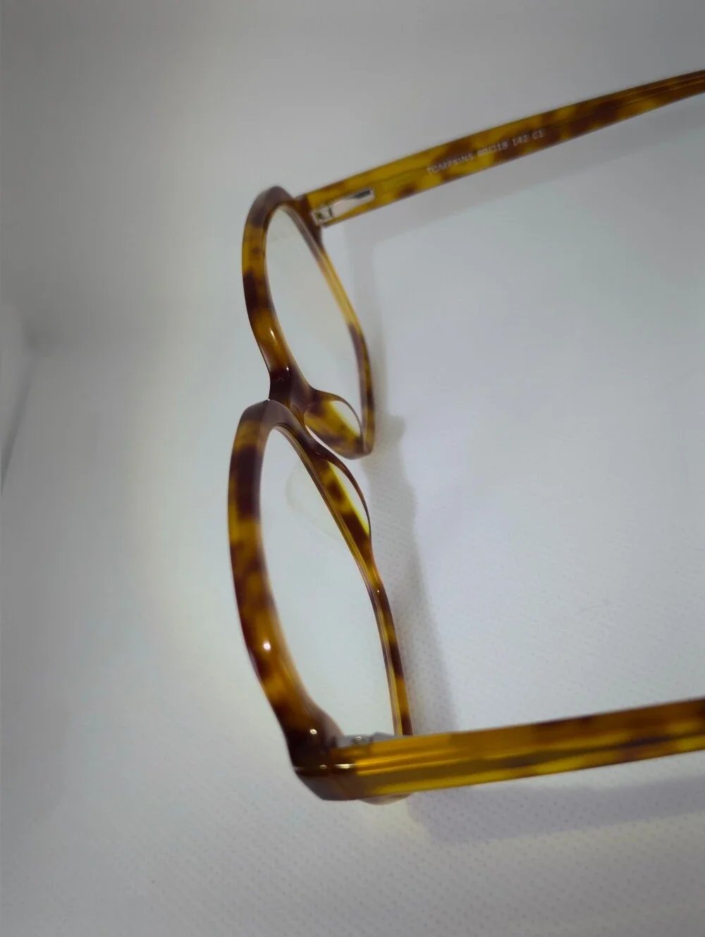 Tompkins. Tortoiseshell Square Fashion Glasses. European Style.